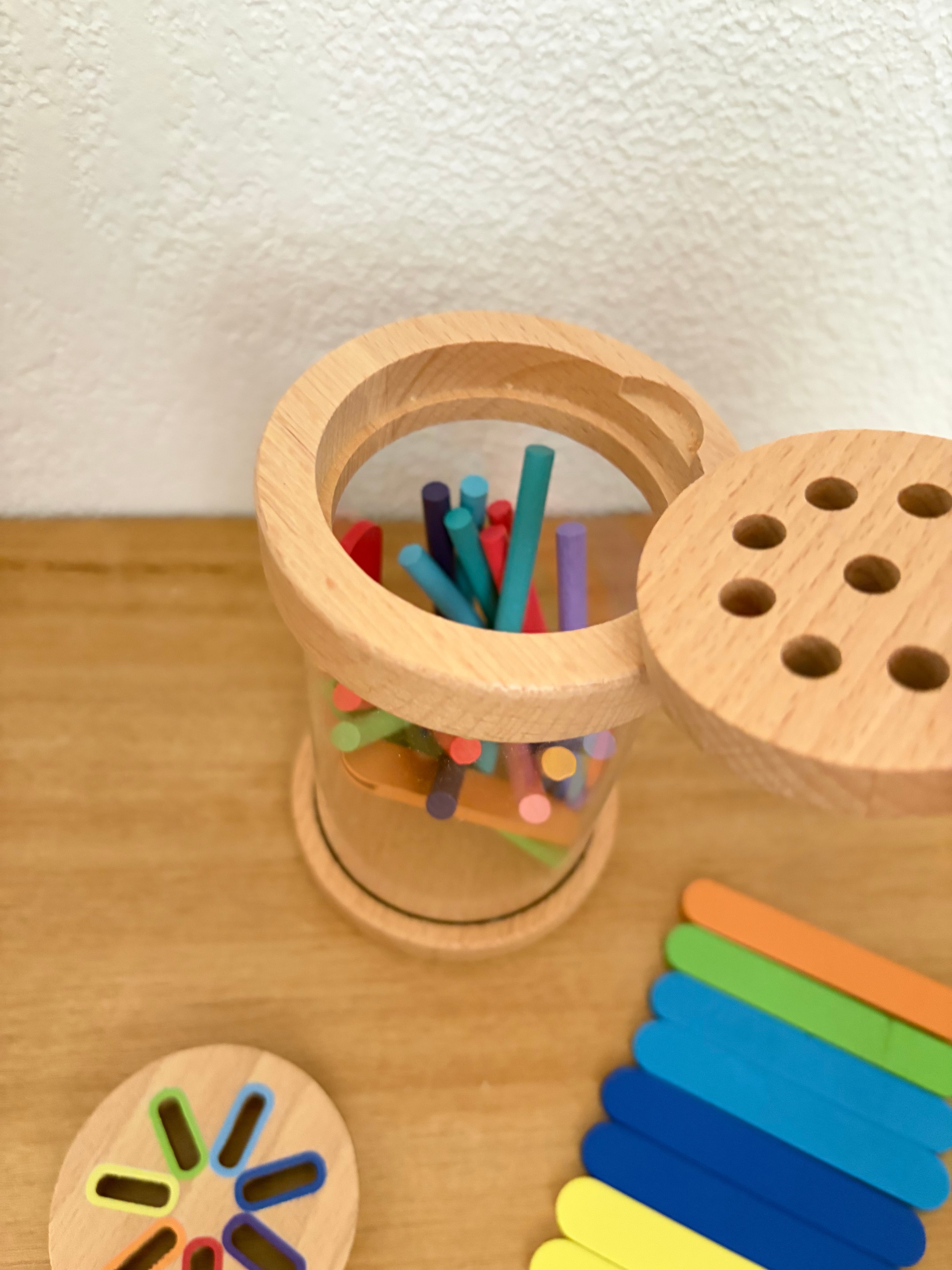 Jeu Montessori neuf - Tri des couleurs et motricité fine