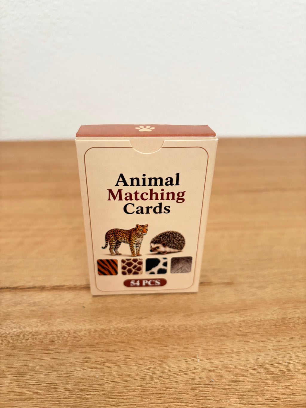 Jeu de cartes d’association Montessori – Animaux