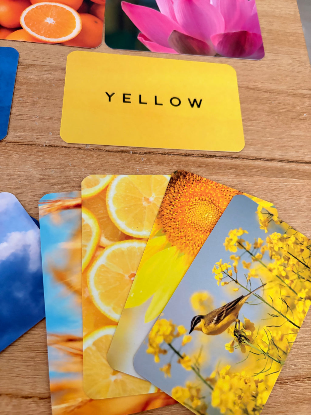Jeu Montessori cartes couleurs – 40 cartes