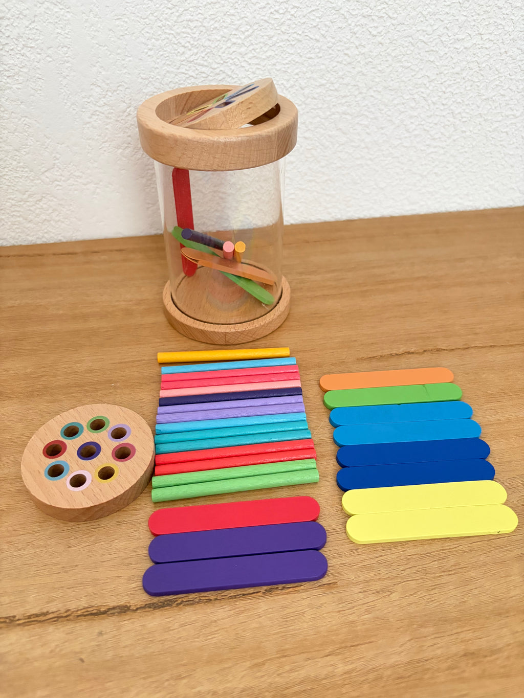 Jeu Montessori neuf - Tri des couleurs et motricité fine