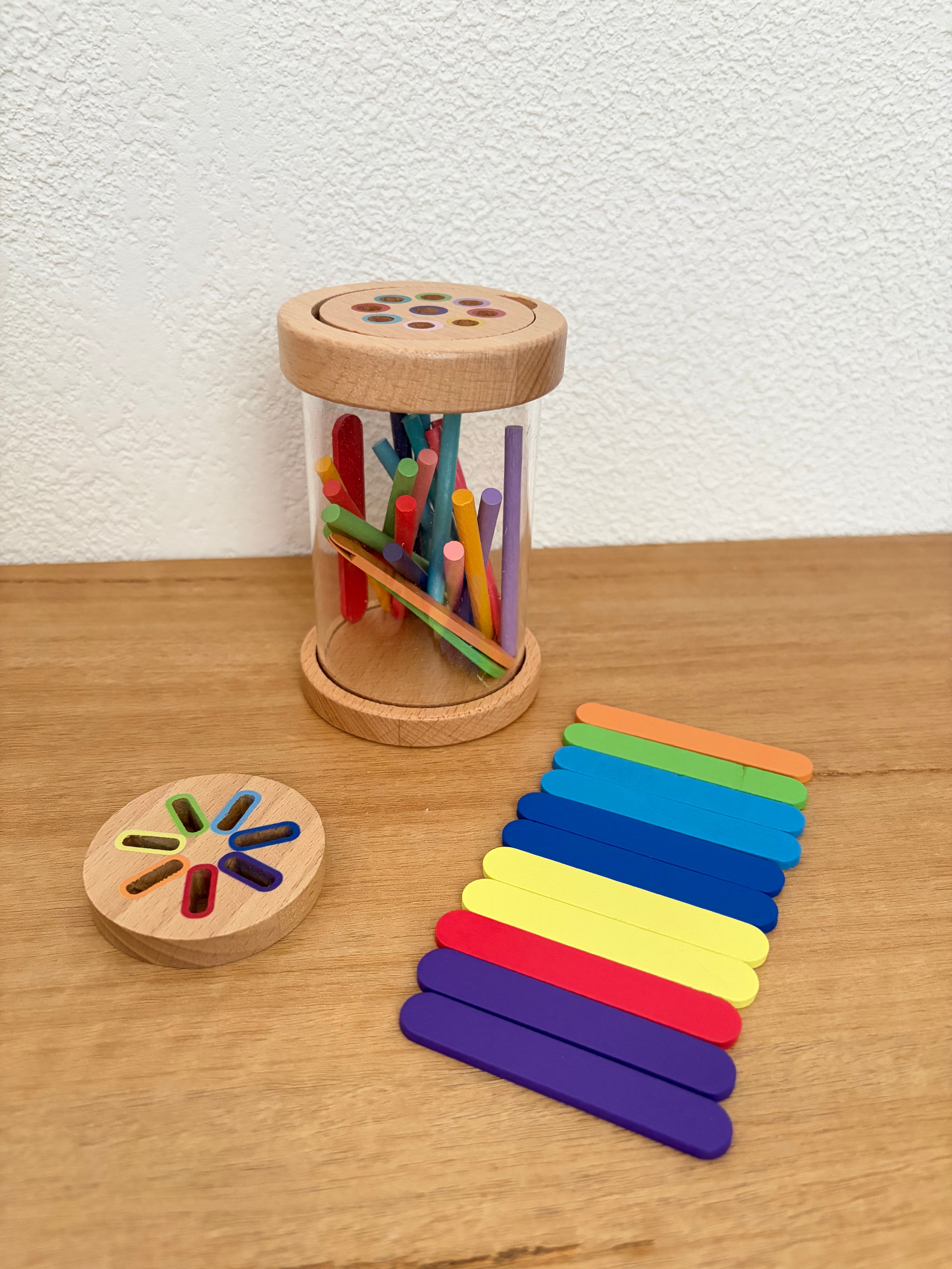 Jeu Montessori neuf - Tri des couleurs et motricité fine