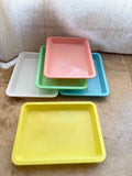 Lot de 5 plateaux Montessori – activités enfants – 24 x 18 cm