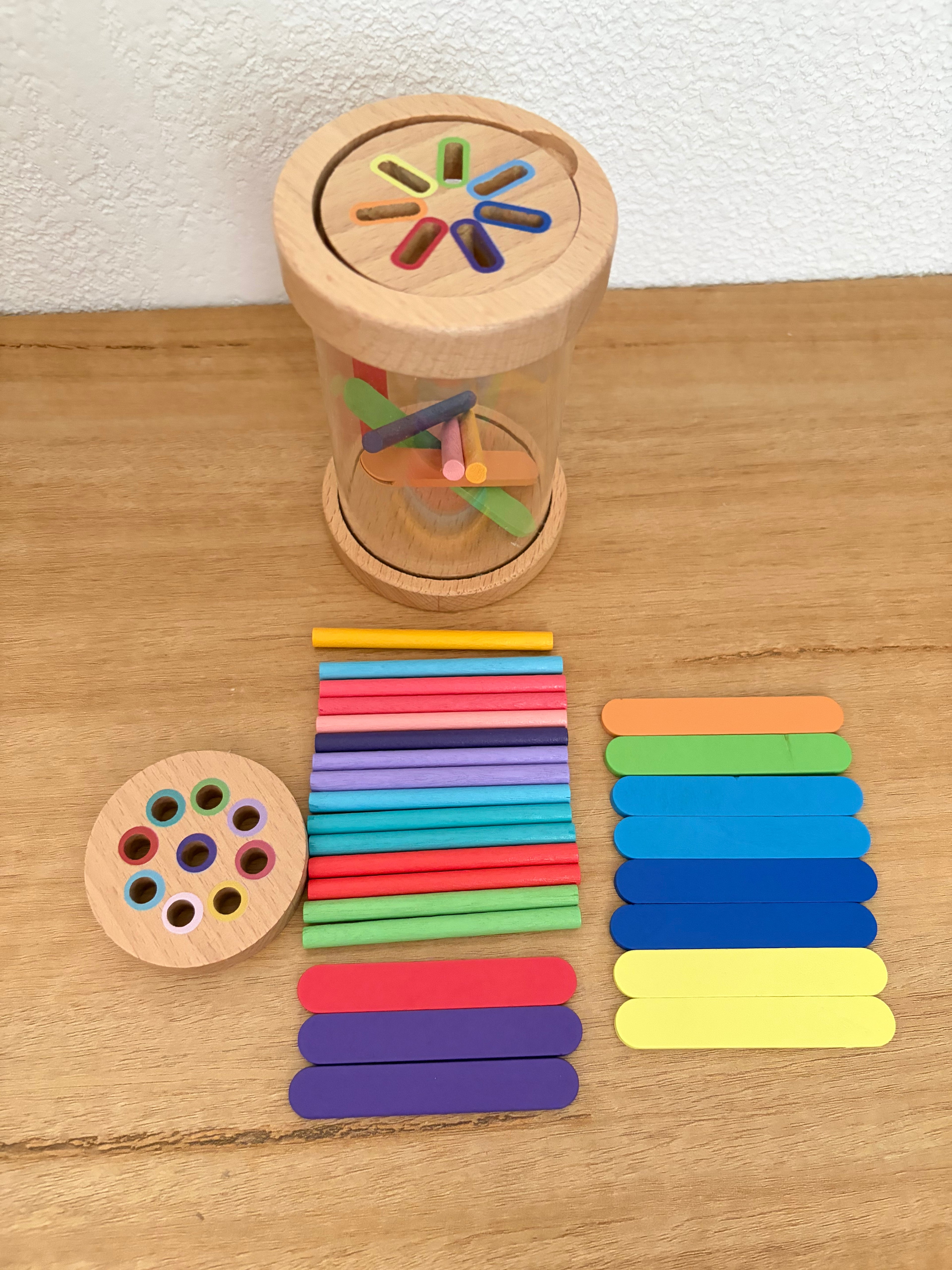 Jeu Montessori neuf - Tri des couleurs et motricité fine