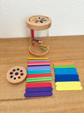 Jeu Montessori neuf - Tri des couleurs et motricité fine