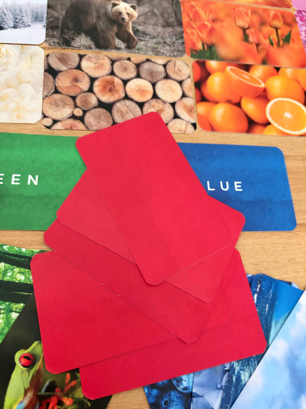 Jeu Montessori cartes couleurs – 40 cartes