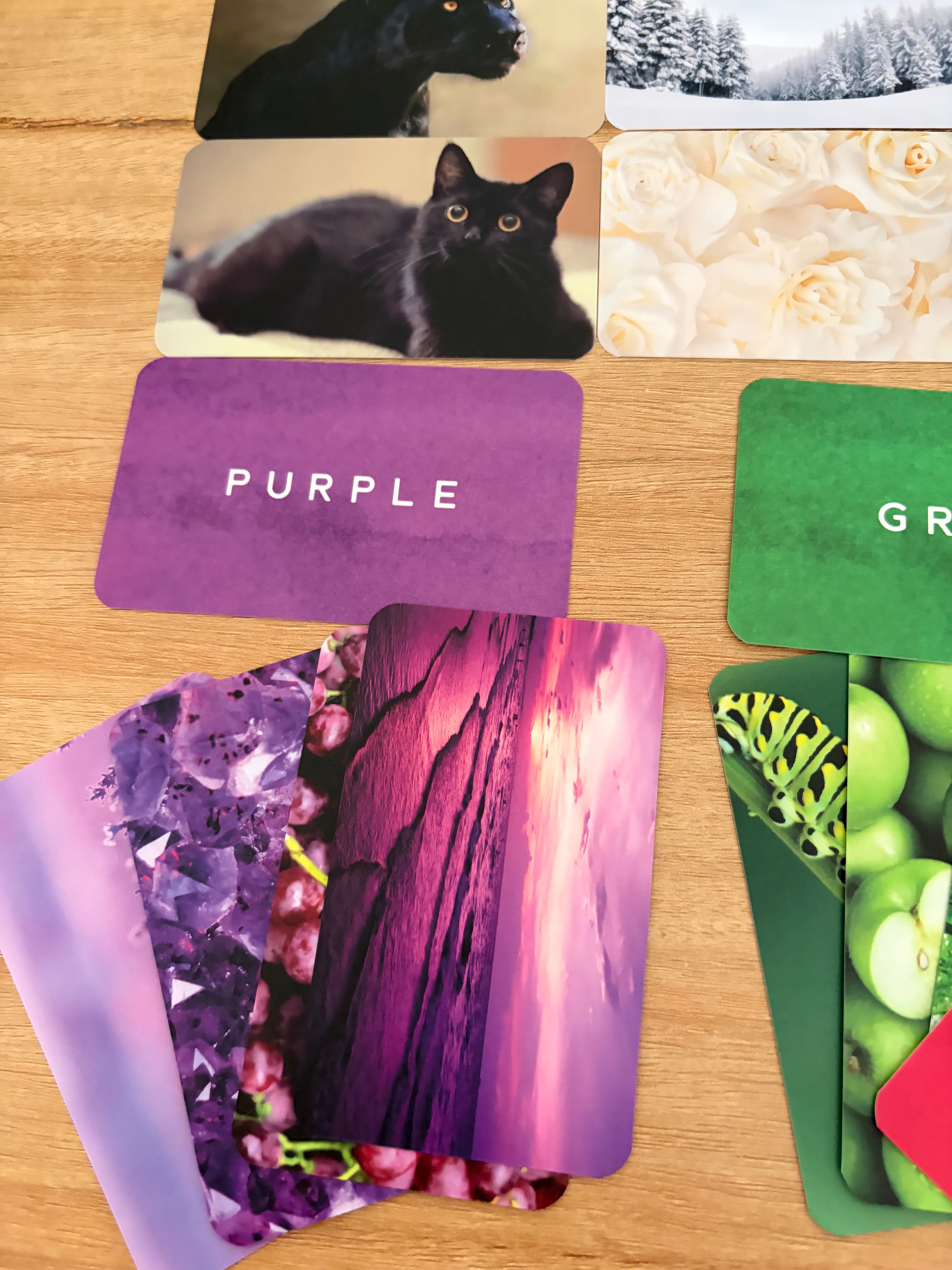 Jeu Montessori cartes couleurs – 40 cartes